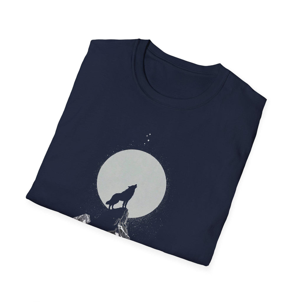Howling Wolf Moon T-Shirt, Stay Wild Stay Free Shirt, Aesthetic Nature Tee, Wilderness Graphic Tee, Gift for Outdoor Lovers