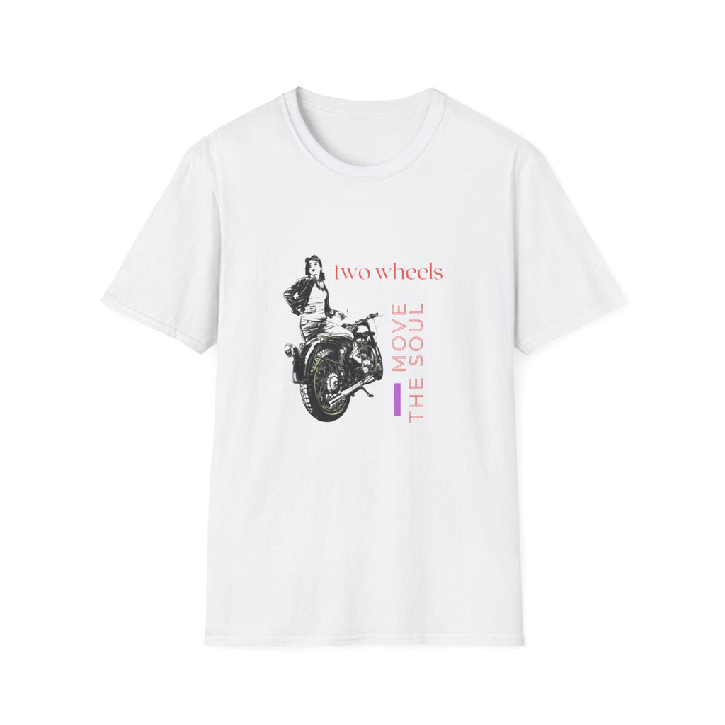 Two Wheels Move The Soul T-Shirt, Vintage Motorcycle Shirt, Biker Graphic Tee, Retro Rider Style, Gift for Motorcycle Lovers, Unisex Tee