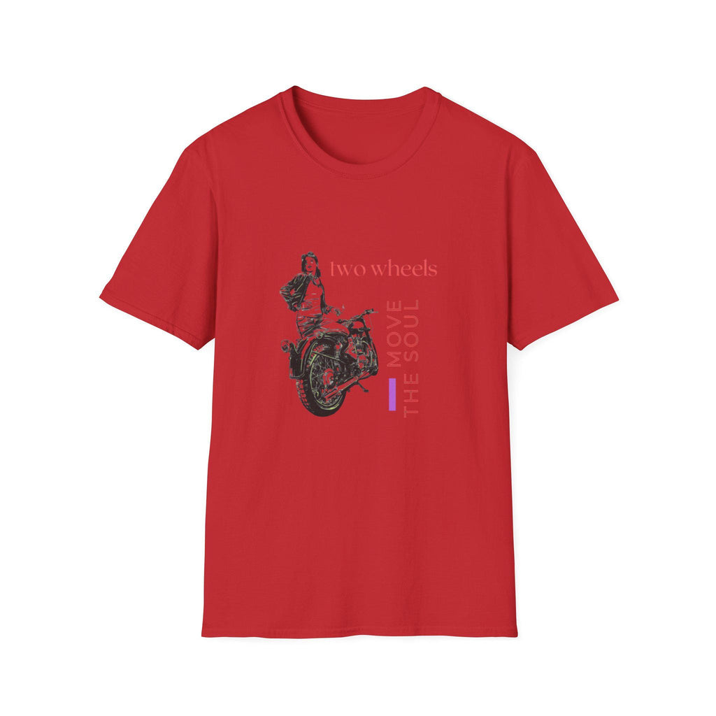 Two Wheels Move The Soul T-Shirt, Vintage Motorcycle Shirt, Biker Graphic Tee, Retro Rider Style, Gift for Motorcycle Lovers, Unisex Tee