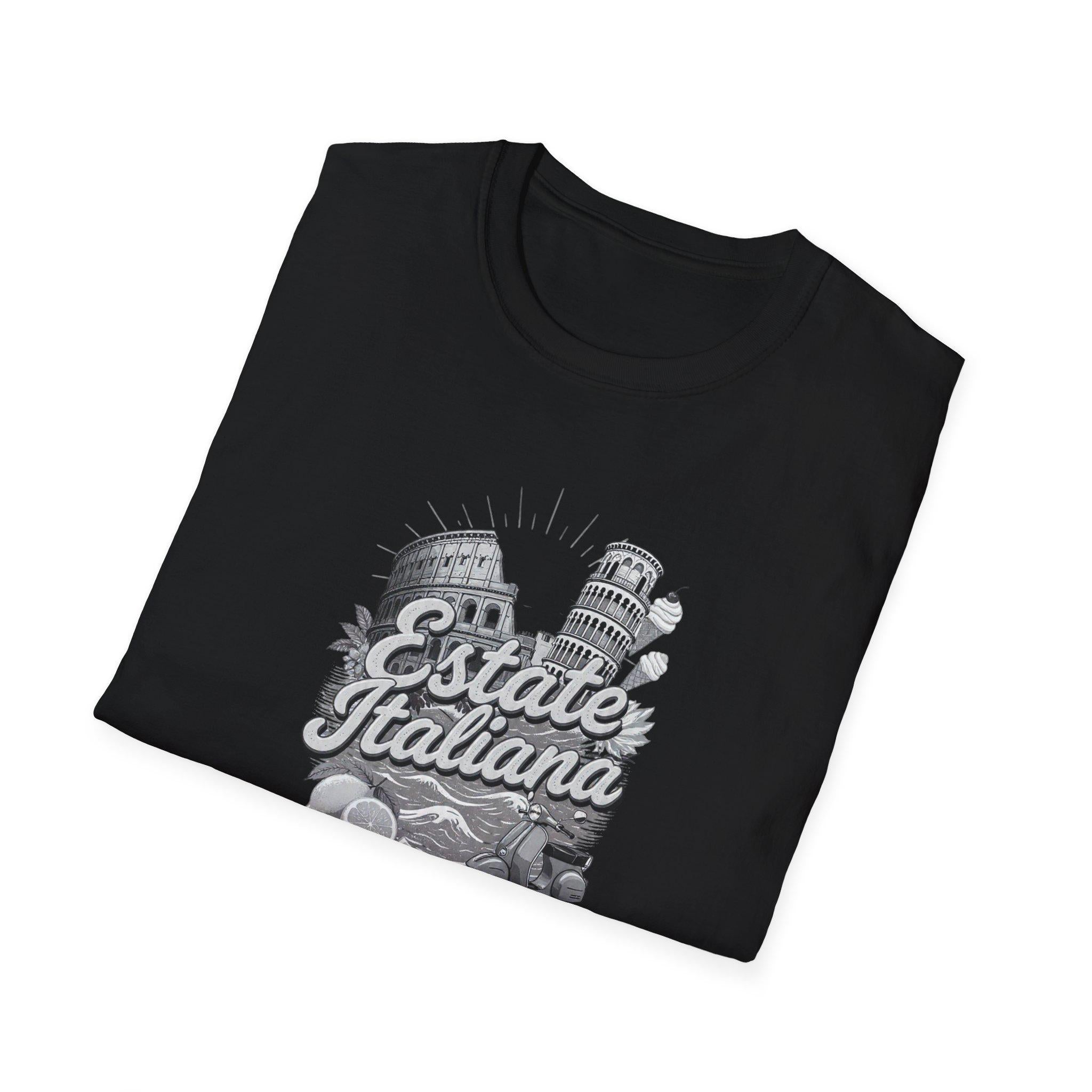 Estate Italiana Shirt, Italy Vacation T-Shirt, Italian Summer Tee, Travel Graphic Shirt, Italy