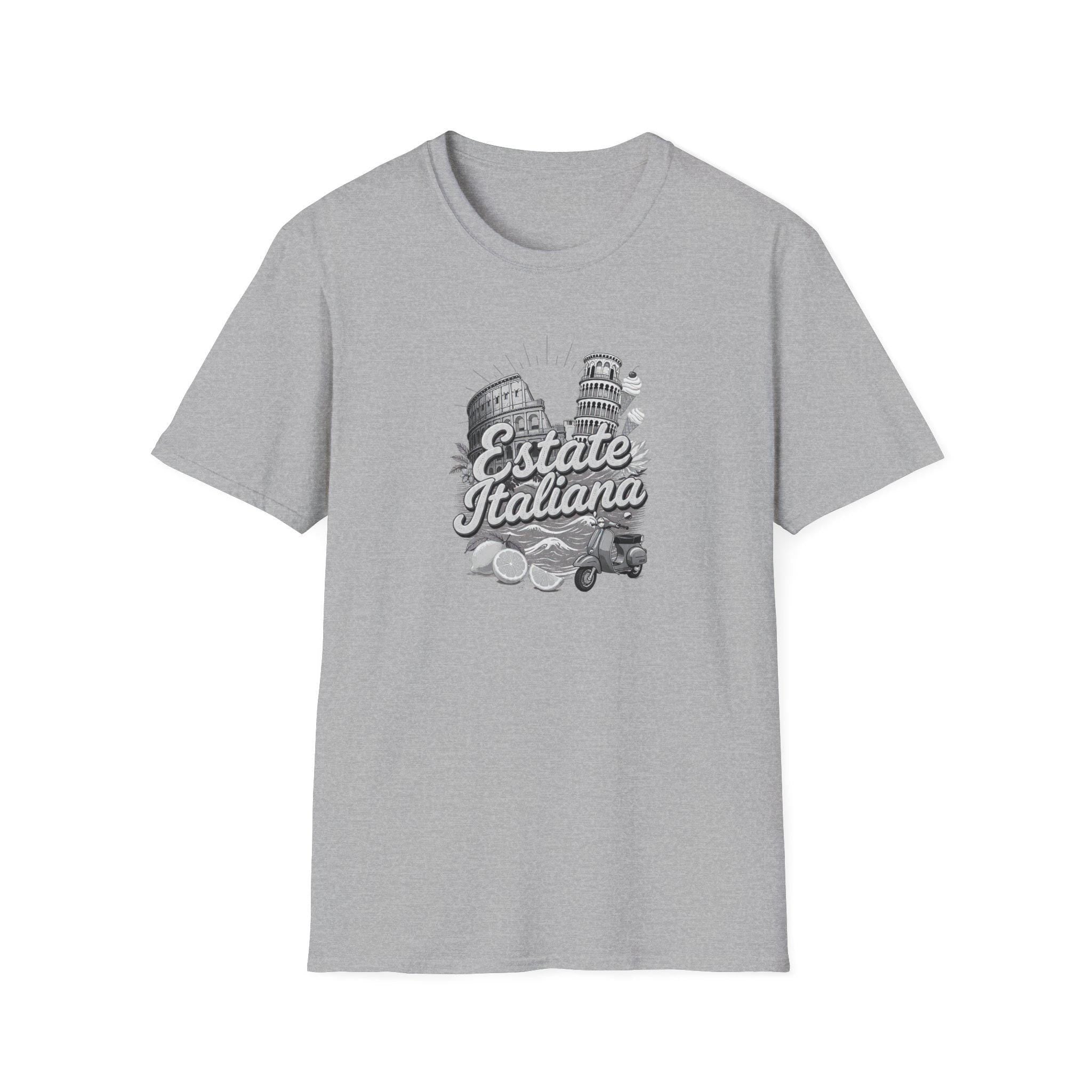 Estate Italiana Shirt, Italy Vacation T-Shirt, Italian Summer Tee, Travel Graphic Shirt, Italy