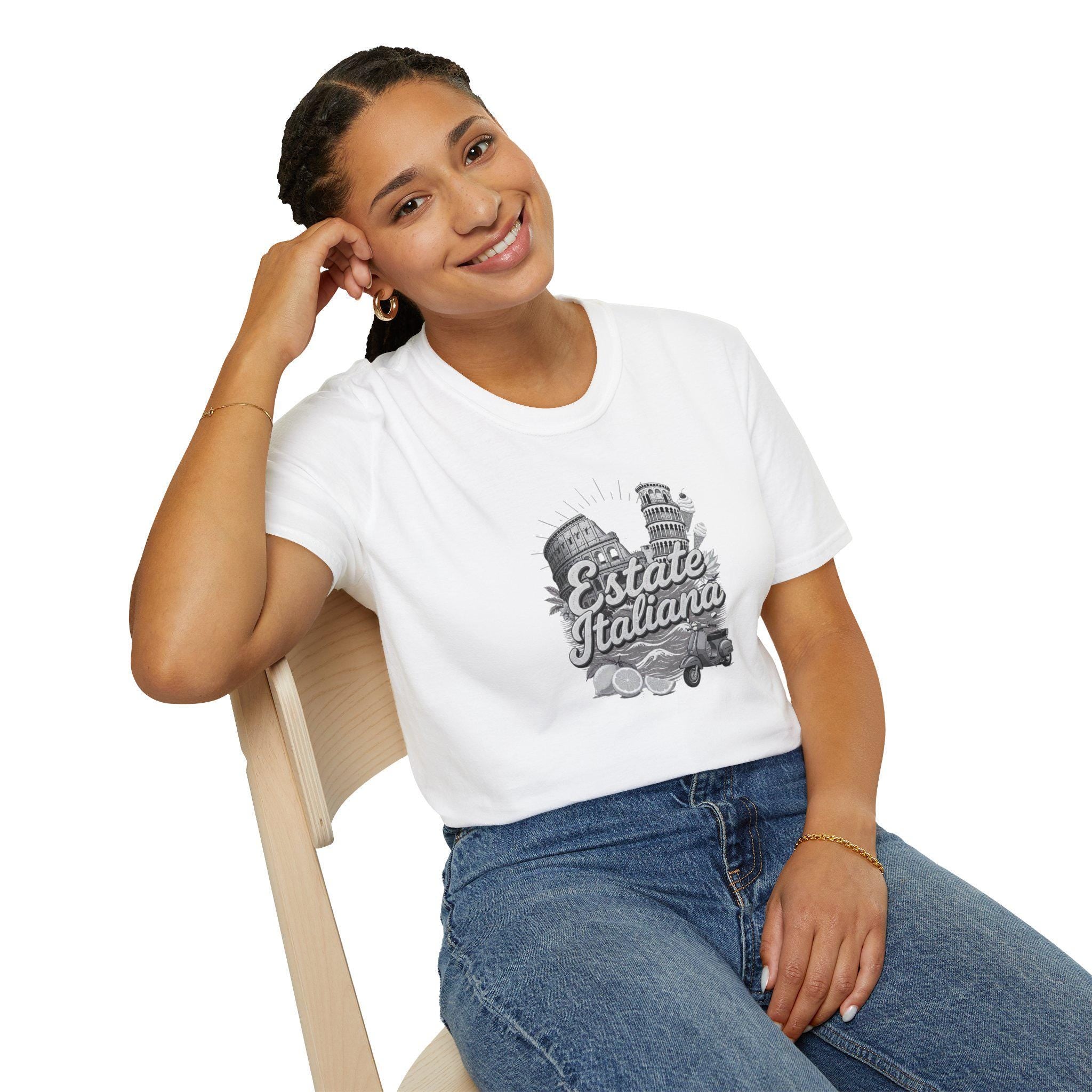 Estate Italiana Shirt, Italy Vacation T-Shirt, Italian Summer Tee, Travel Graphic Shirt, Italy