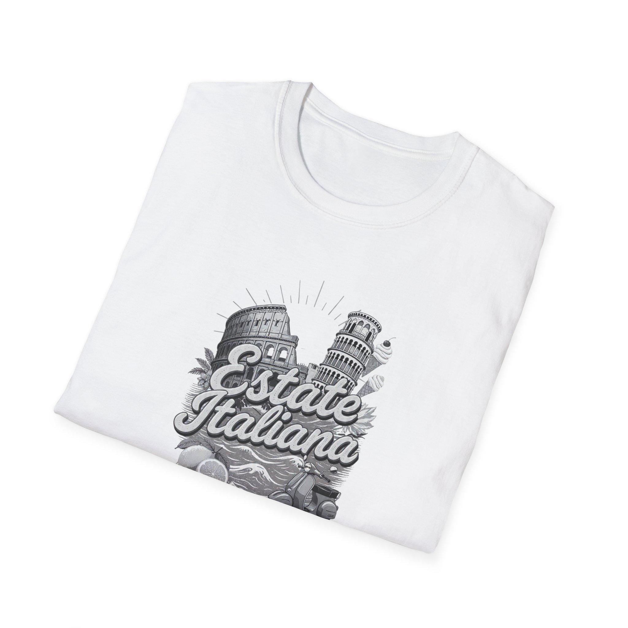 Estate Italiana Shirt, Italy Vacation T-Shirt, Italian Summer Tee, Travel Graphic Shirt, Italy