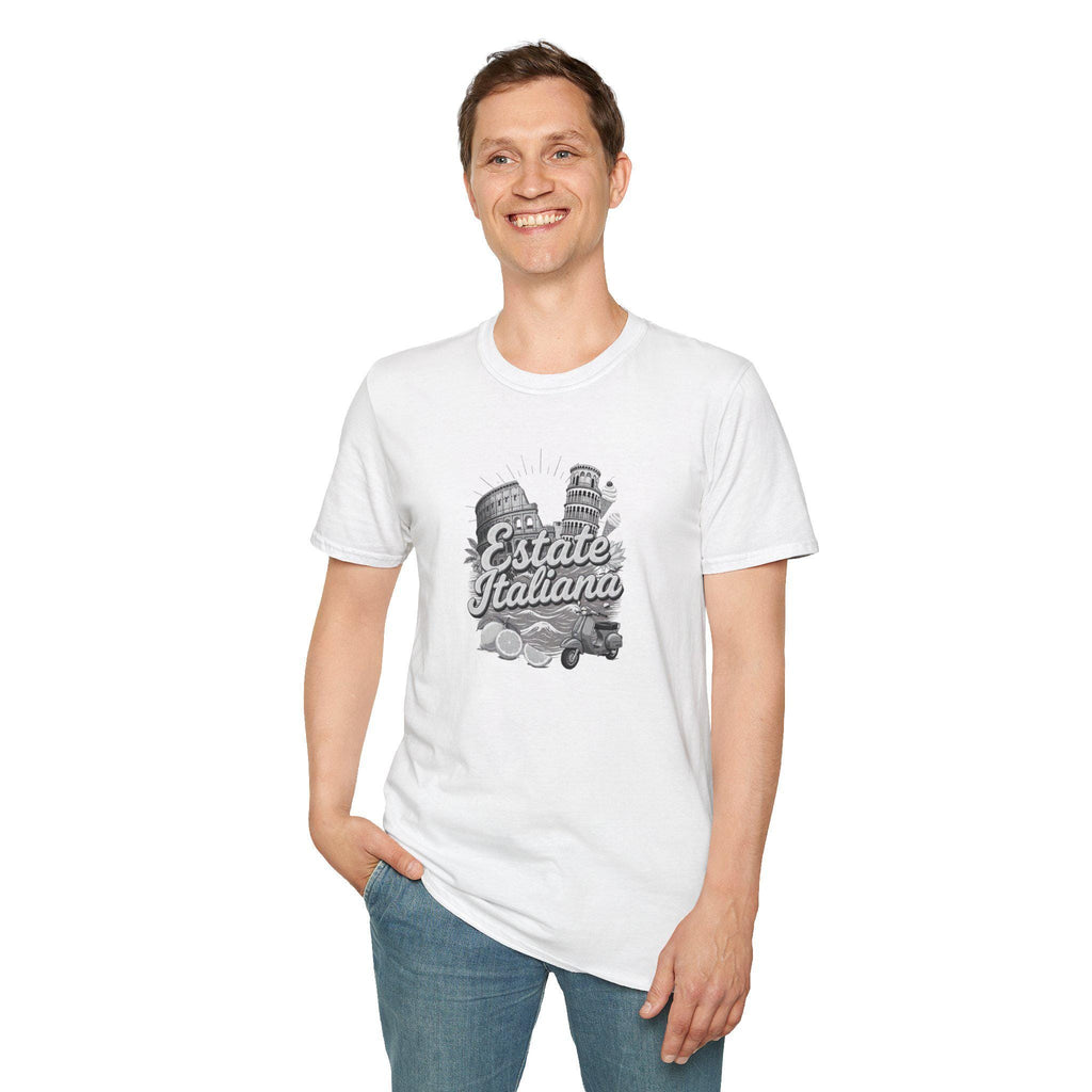 Estate Italiana Shirt, Italy Vacation T-Shirt, Italian Summer Tee, Travel Graphic Shirt, Italy