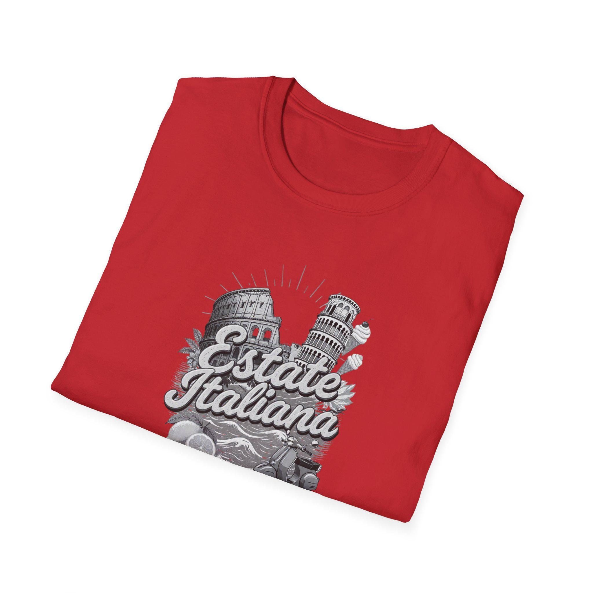 Estate Italiana Shirt, Italy Vacation T-Shirt, Italian Summer Tee, Travel Graphic Shirt, Italy