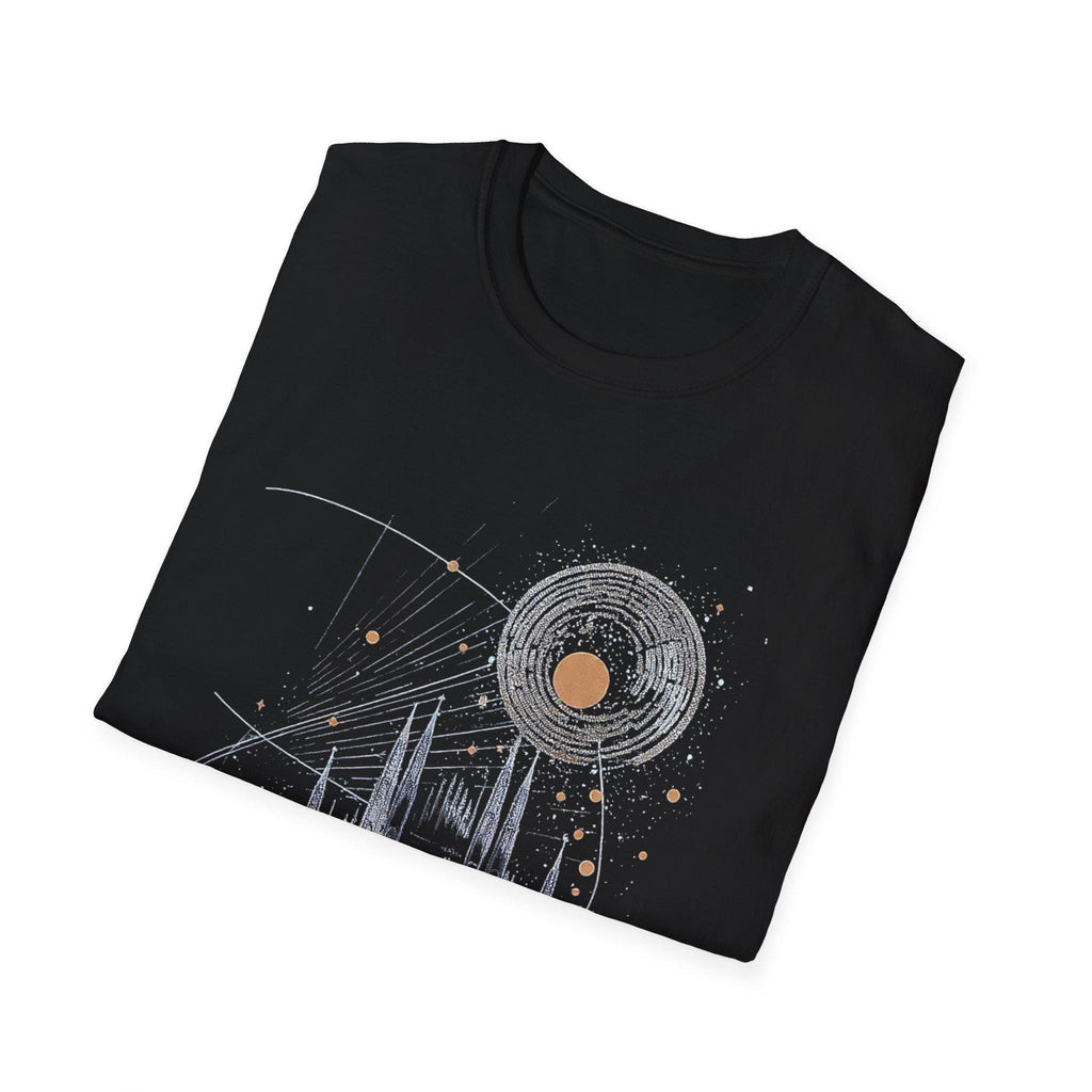 Milan Cathedral Celestial Graphic T-Shirt, Gothic Architecture Tee Italian Aesthetic Shirt, Unisex Travel Gift, Duomo di Milano Inspired Tee