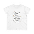 Her Soul is Fierce Her Heart is Brave T-Shirt | Mother's Day Gift | Inspirational Women's Tee